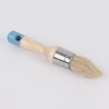 Amazon's best-selling oval-shaped head wooden handle pig bristle barbecue paint small brush, car edge detail brush manufacturer Item Picture